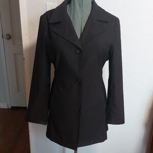 Esprit Women's Black Trench/ Rain Coat